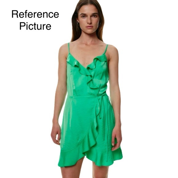 Anthropology Leifsdottir Ruffle Asymmetrical Dress - Picture 1 of 9